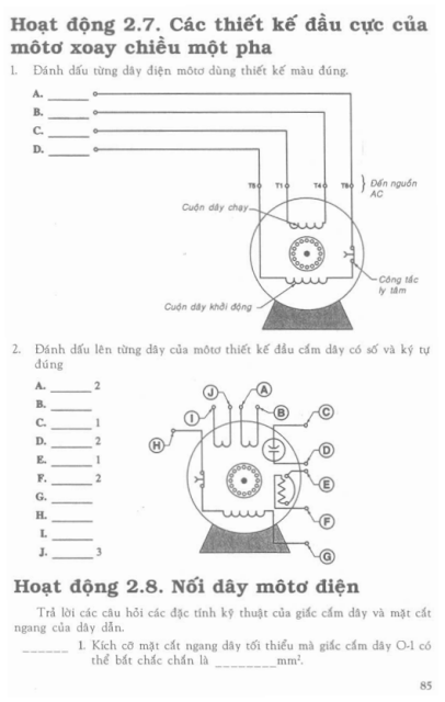 Tài liệu sửa chữa mô tơ điện
