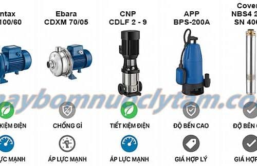 Các dòng máy bơm ly tâm đáng mua hiện nay