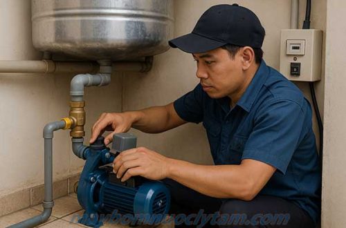 Lưu ý kỹ thuật khi lắp đặt máy bơm tăng áp