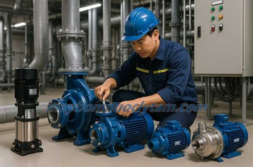 Các dòng máy bơm nước công nghiệp thông dụng