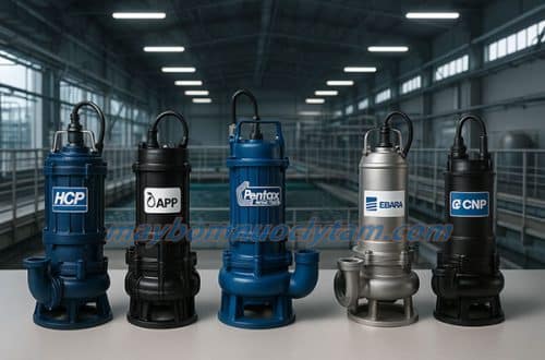 Các dòng máy bơm nước thải tốt nhất hiện nay
