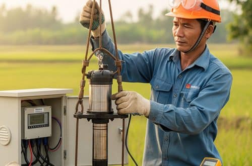Lưu ý kỹ thuật lắp đặt máy bơm giếng khoan