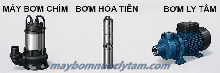 So sánh bơm nước thải với các loại máy bơm khác