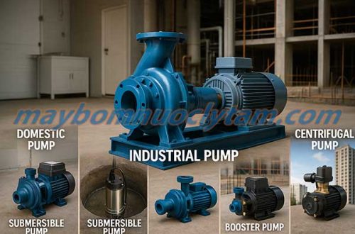 So sánh máy bơm nước công nghiệp với các dòng máy bơm khác