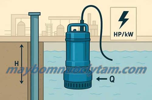 Cách chọn máy bơm chìm theo độ sâu và công suất