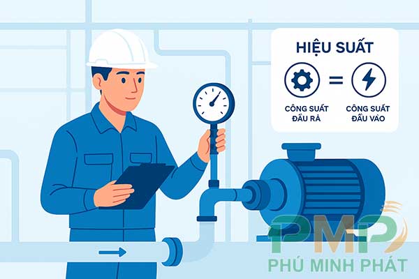 Hiệu suất máy bơm nước là gì