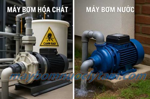 So sánh máy bơm hóa chất với các dòng máy bơm khác