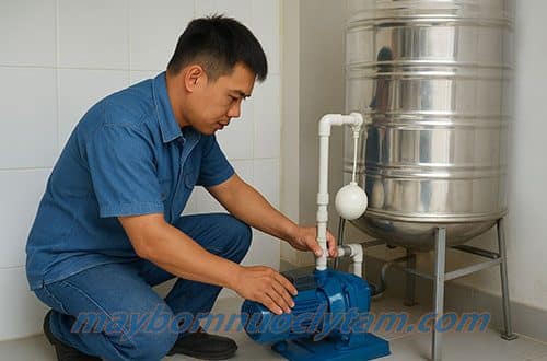 Tư vấn sử dụng msay bơm có cảm biến mực nước tự động